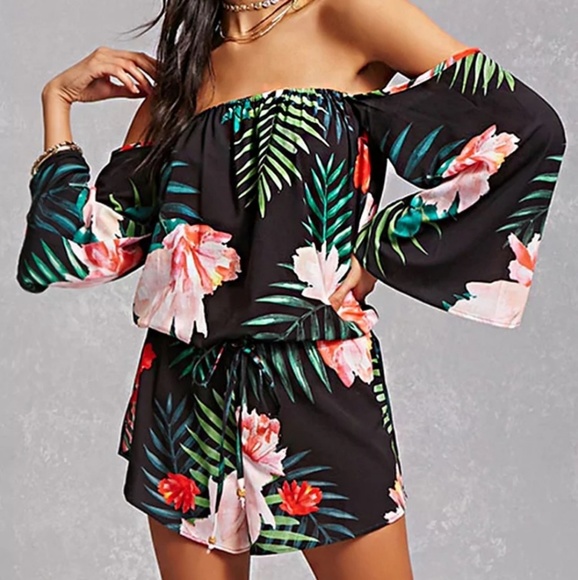 Selfie Leslie Pants - Tropical Paradise Romper 🌺
